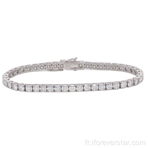 Bracelet de tennis Moissanite 925 Silver